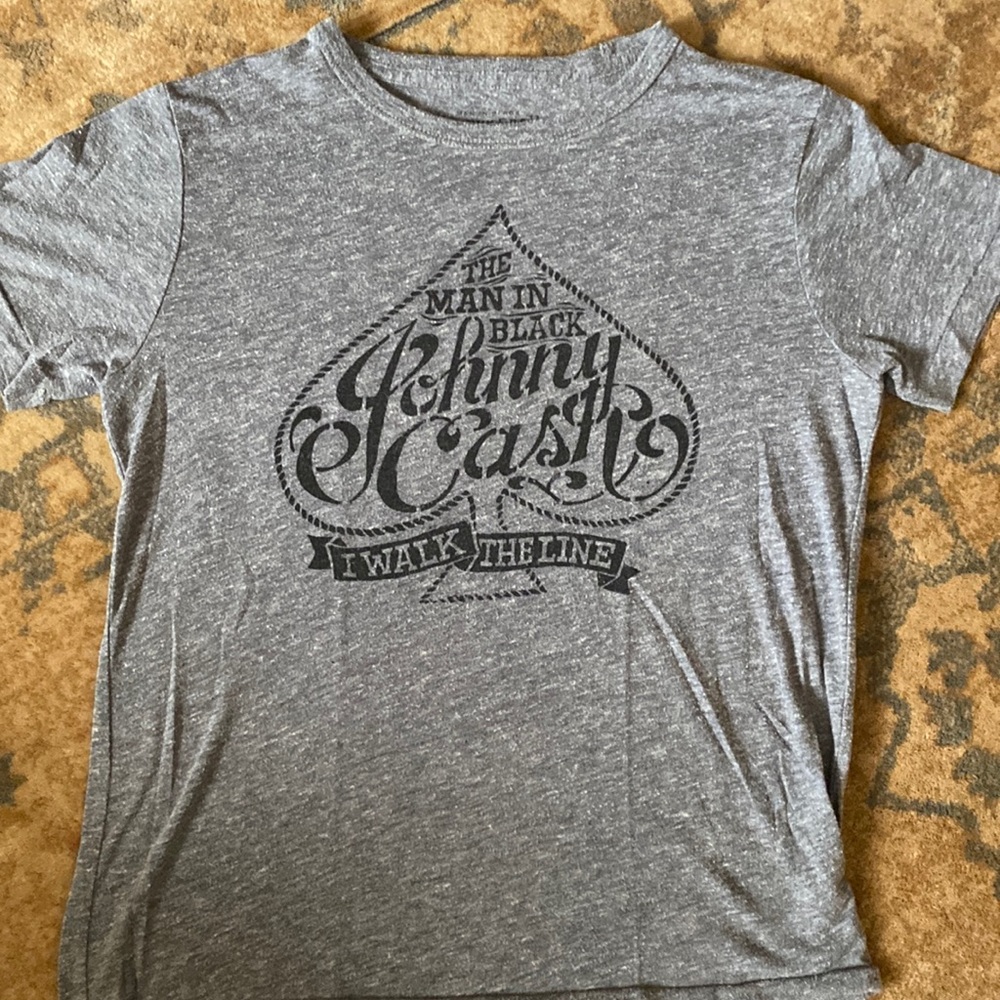 Boys Lucky Brand Johnny Cash vintage style T-shirt. Big boys size small